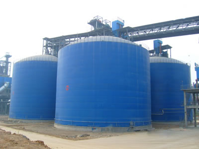 石台水泥钢板库改造