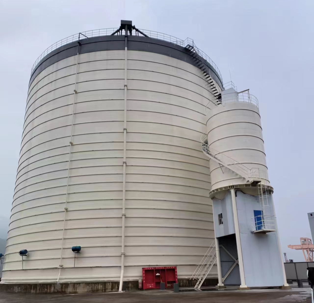 石台10万吨水泥钢板库