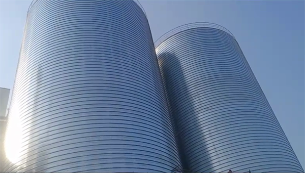 石台2座混凝土高架卷板仓