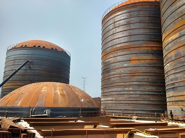 石台焦粉钢板仓